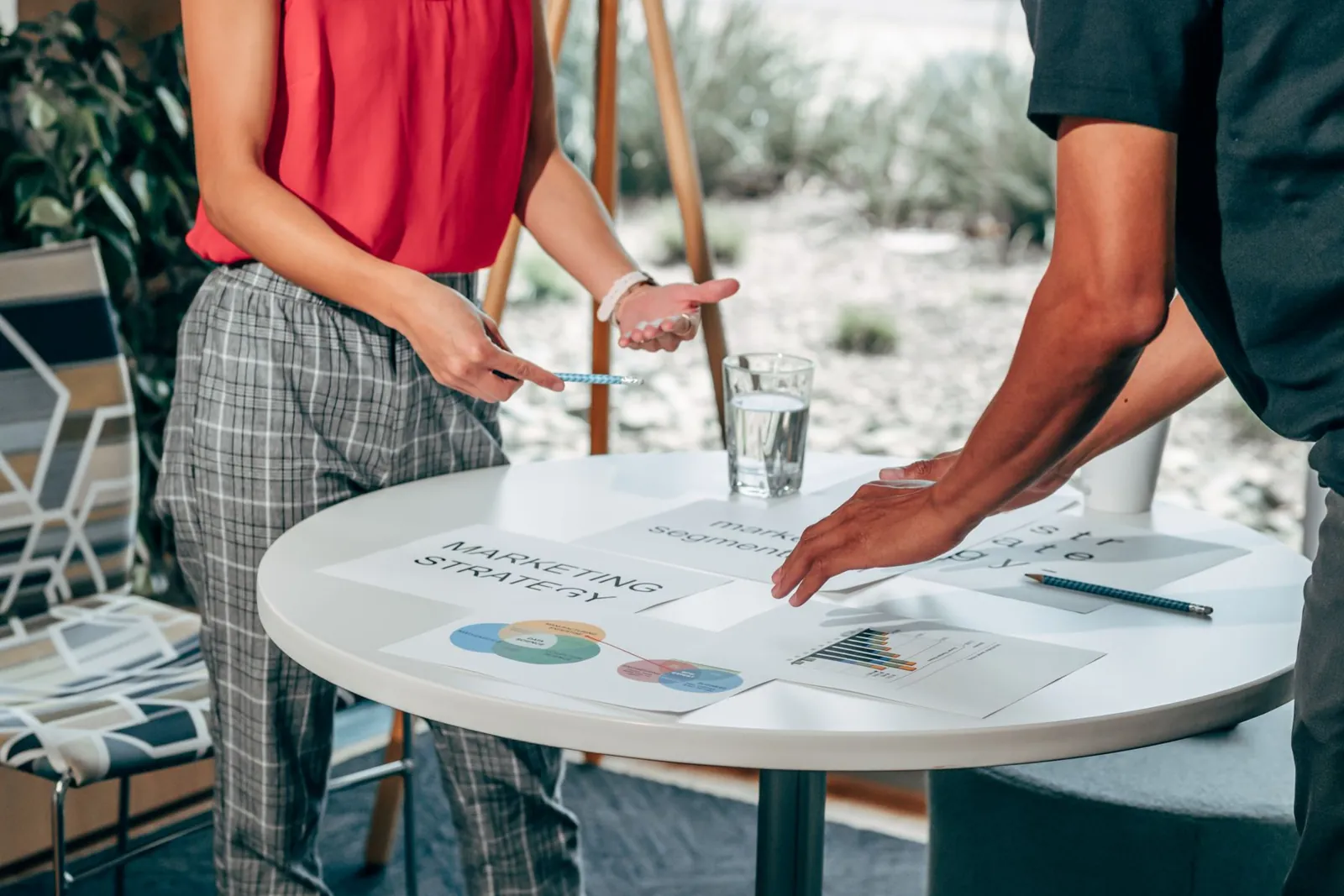 Review together, decide together. The monthly review is where focus is protected.