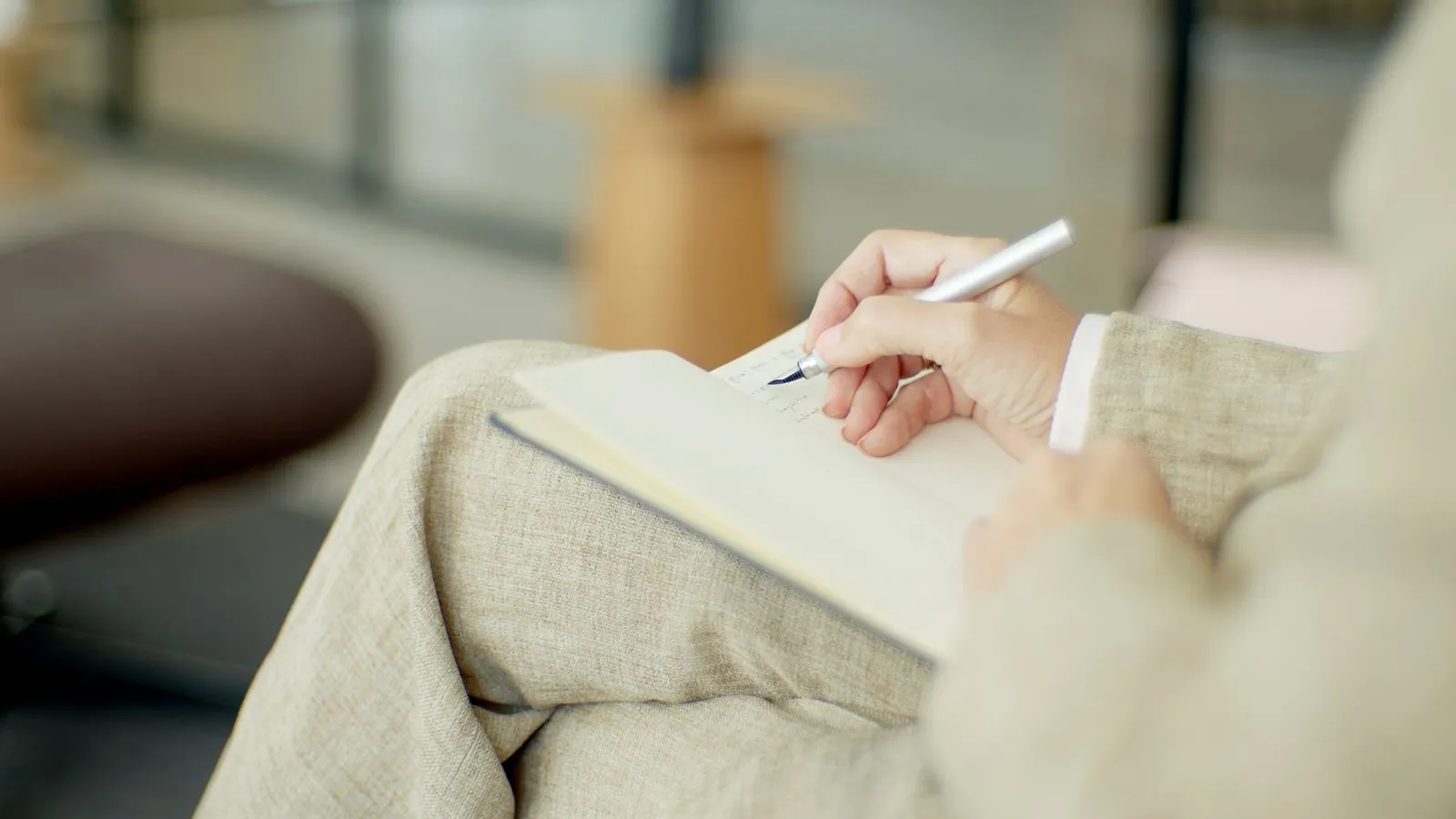 A voice is written down before it is rolled out. The first draft always starts on paper.